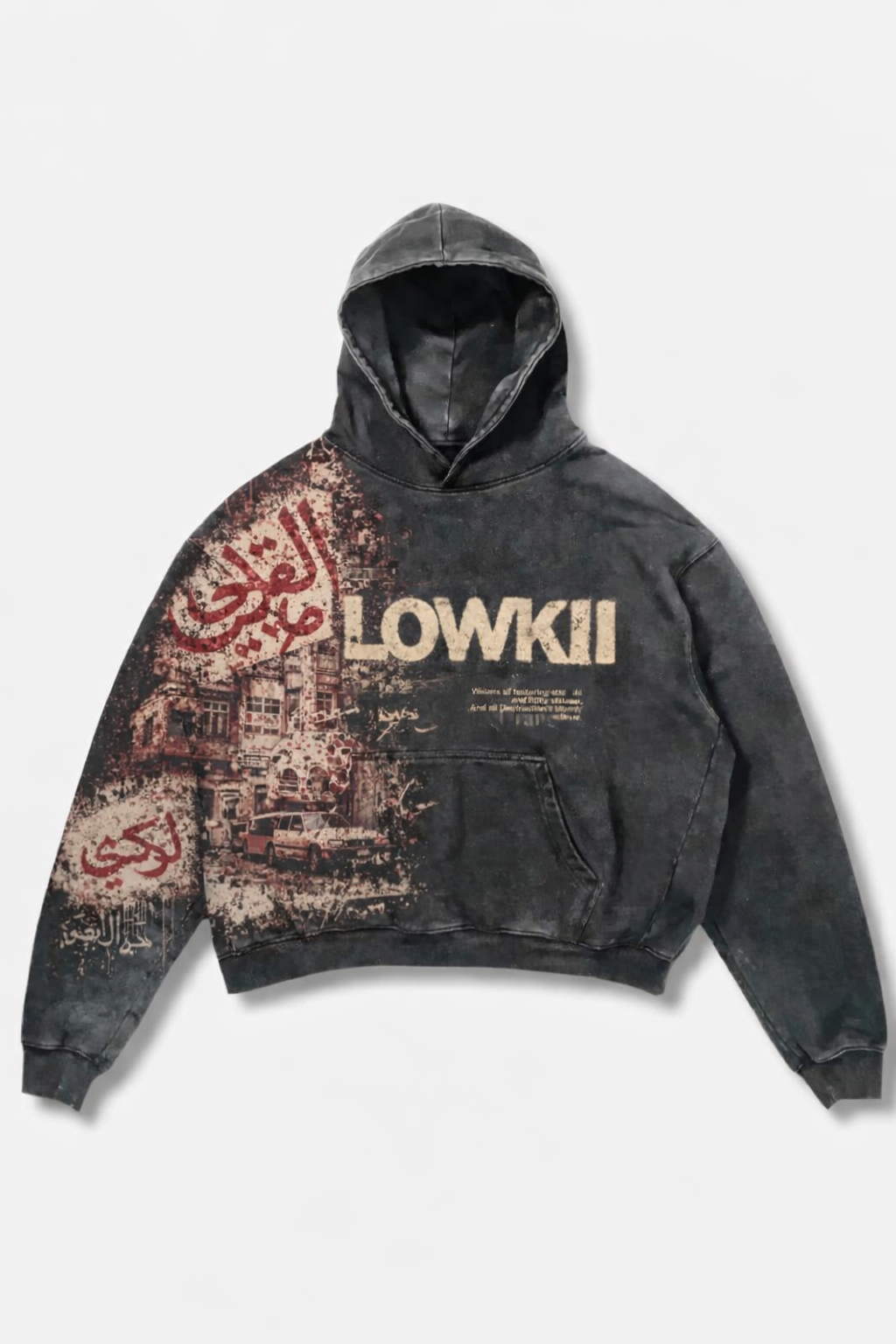 Faded Puff Hoodie