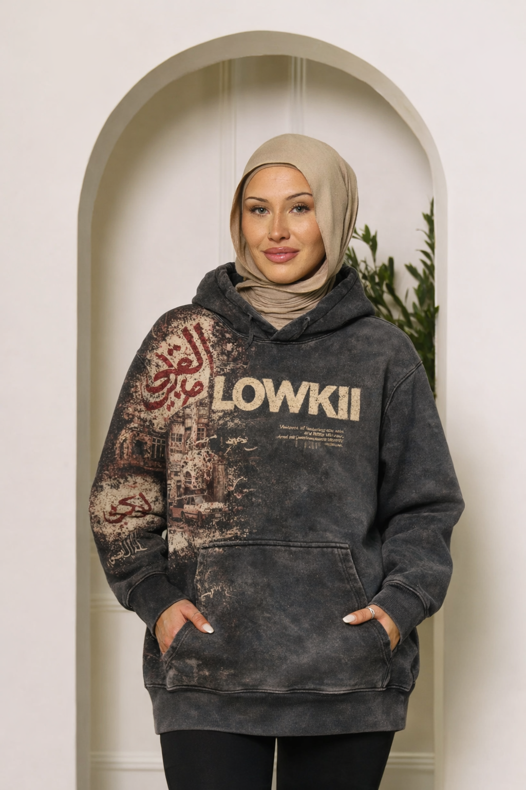 Faded Puff Hoodie
