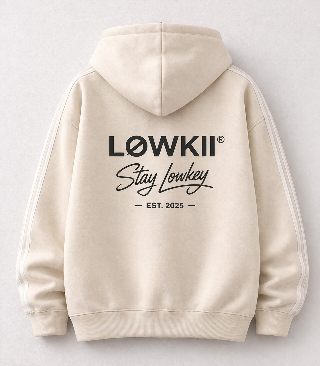 Striped Beige Hoodie
